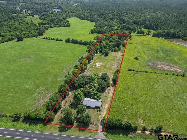 5.1 Acres of Land with Home for Sale in Hawkins, Texas