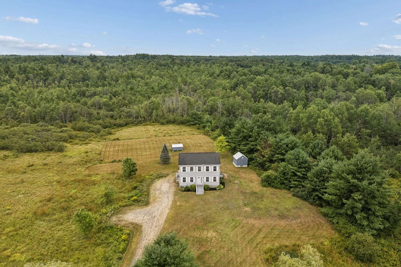 12.8 Acres of Land with Home for Sale in Buxton, Maine