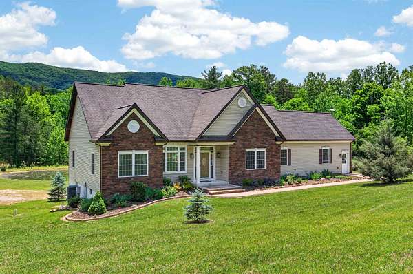 26.2 Acres of Recreational Land with Home for Sale in Blacksburg, Virginia