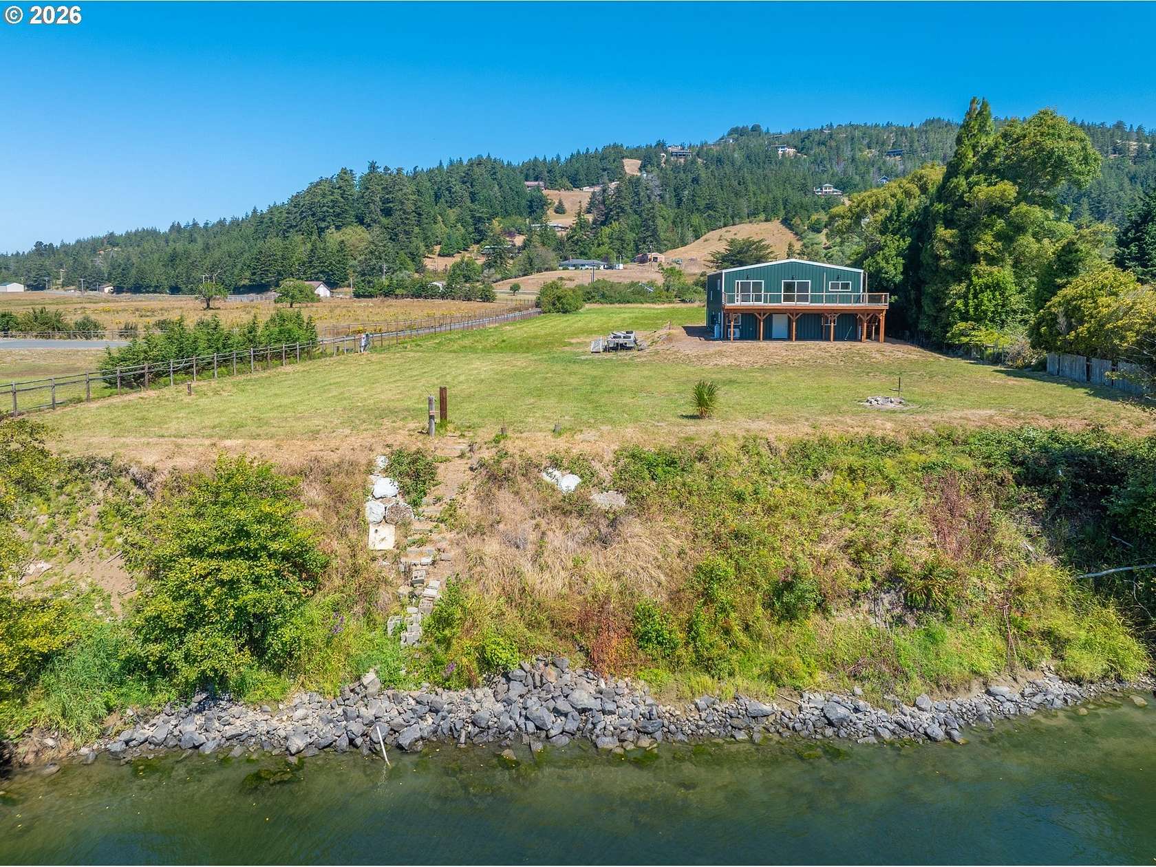 2.9 Acres of Land with Home for Sale in Gold Beach, Oregon