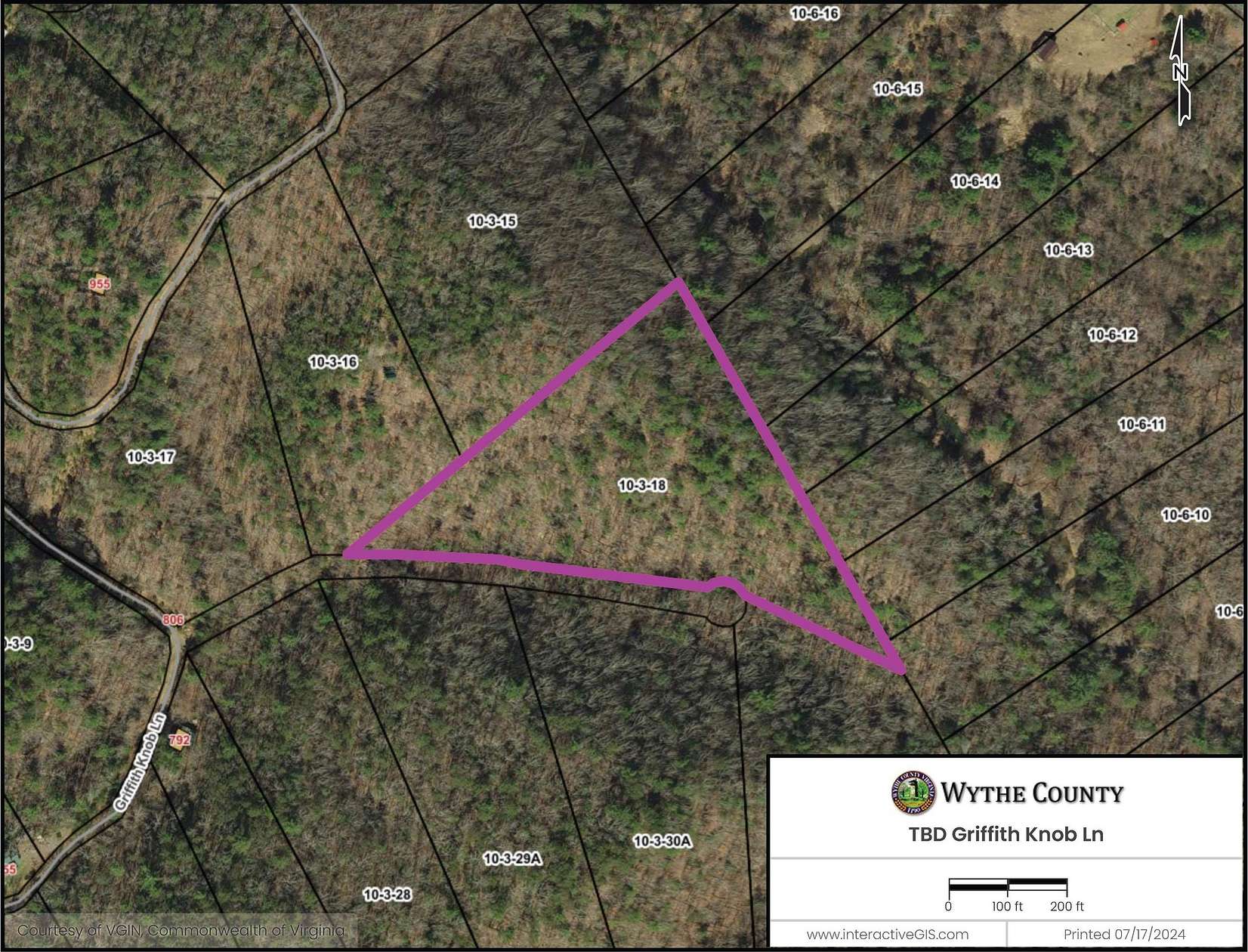 3.19 Acres of Residential Land for Sale in Wytheville, Virginia