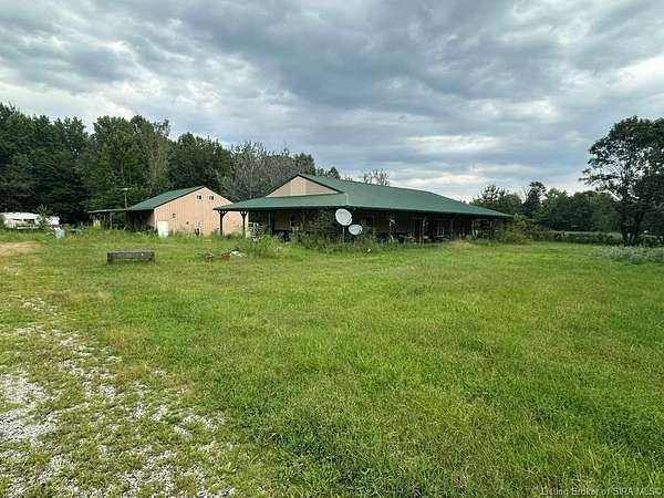 5.21 Acres of Land with Home for Sale in Deputy, Indiana