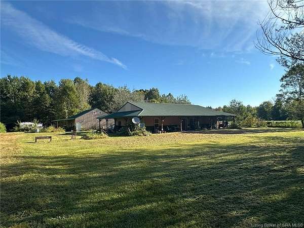 5.21 Acres of Land with Home for Sale in Deputy, Indiana