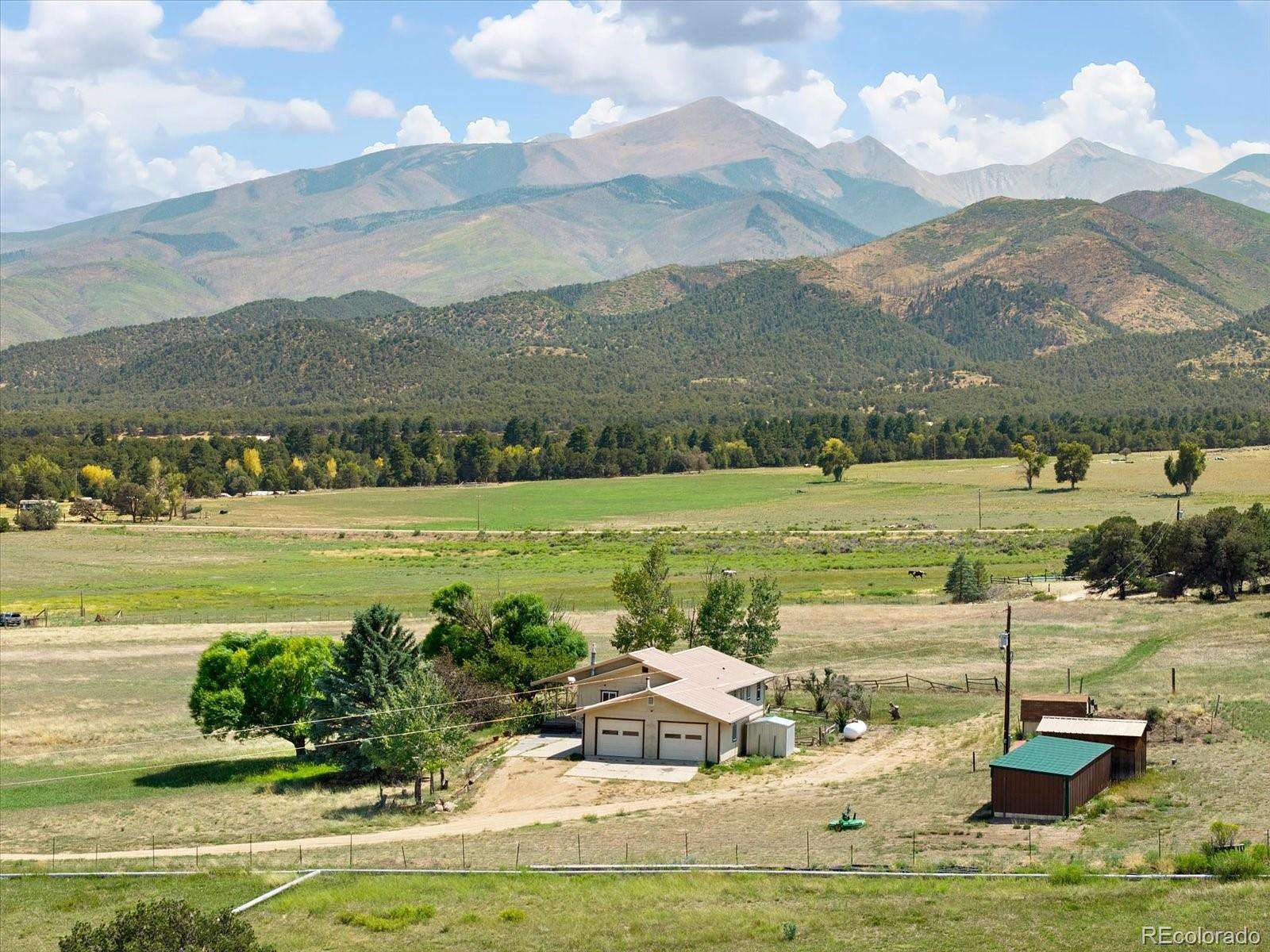 8.77 Acres of Land with Home for Sale in Coaldale, Colorado