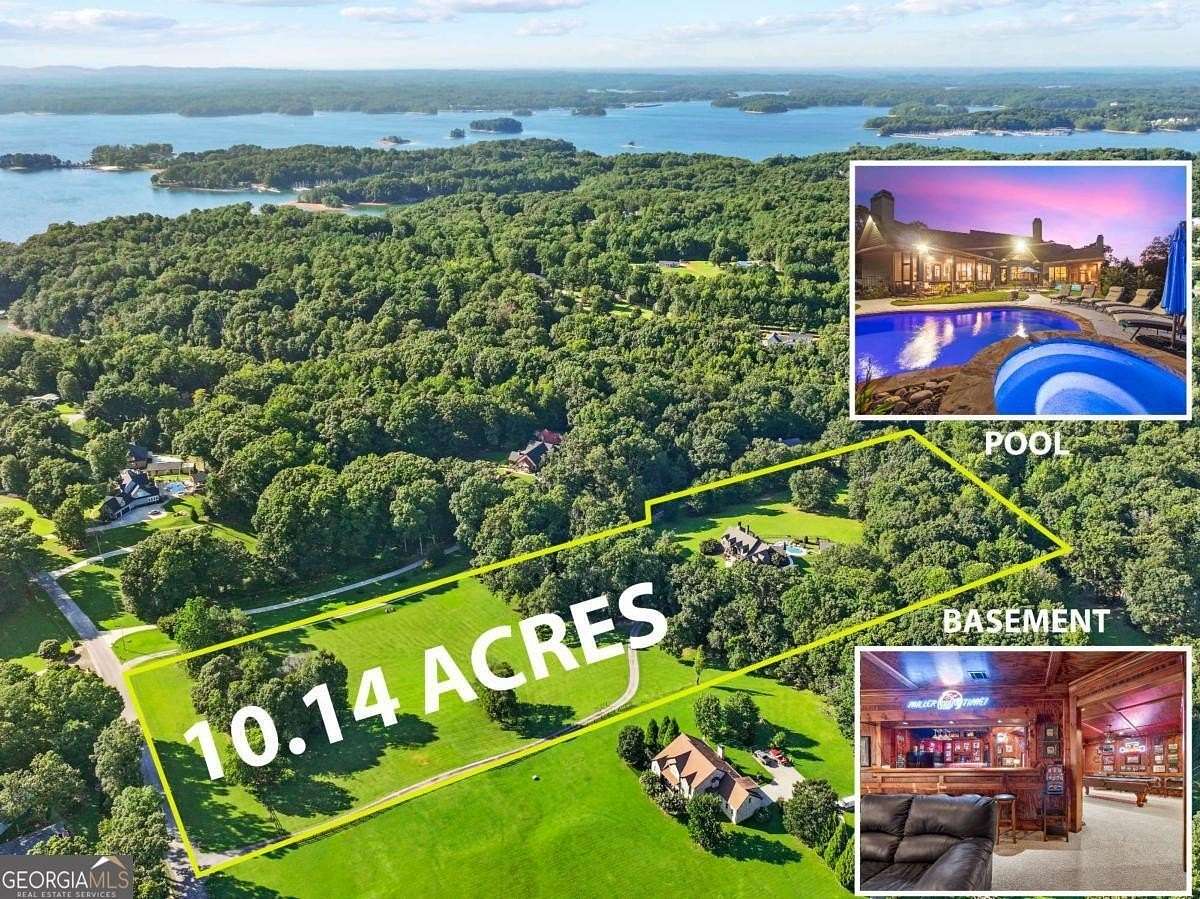 10.1 Acres of Land with Home for Sale in Flowery Branch, Georgia