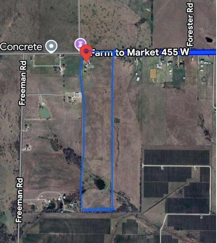 50 Acres of Agricultural & Residential Land for Sale in Sanger, Texas