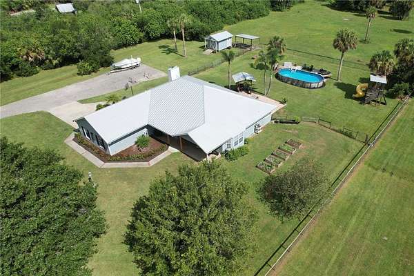 5 Acres of Land with Home for Sale in Fellsmere, Florida