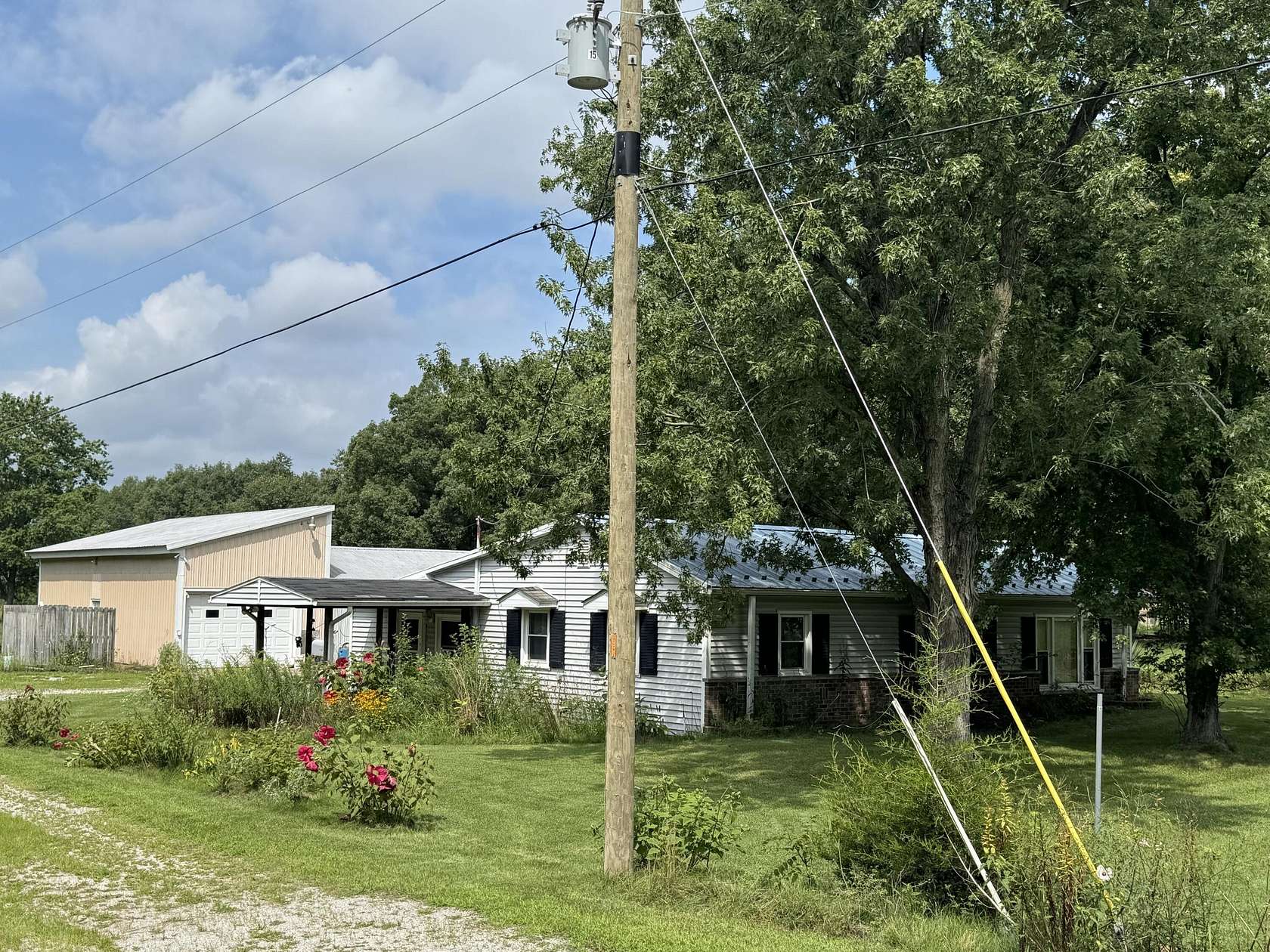 2 Acres of Land with Home for Sale in De Motte, Indiana