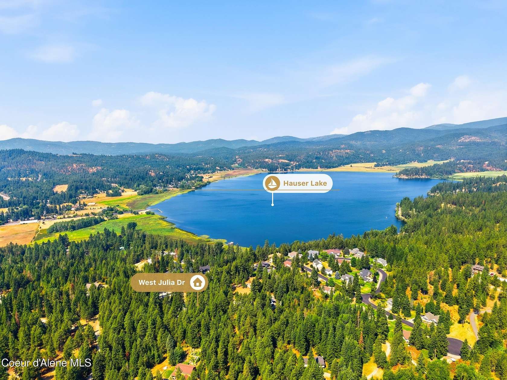 2 Acres of Residential Land for Sale in Hauser, Idaho