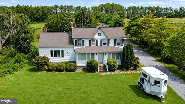 31.5 Acres of Land with Home for Sale in Toddville, Maryland
