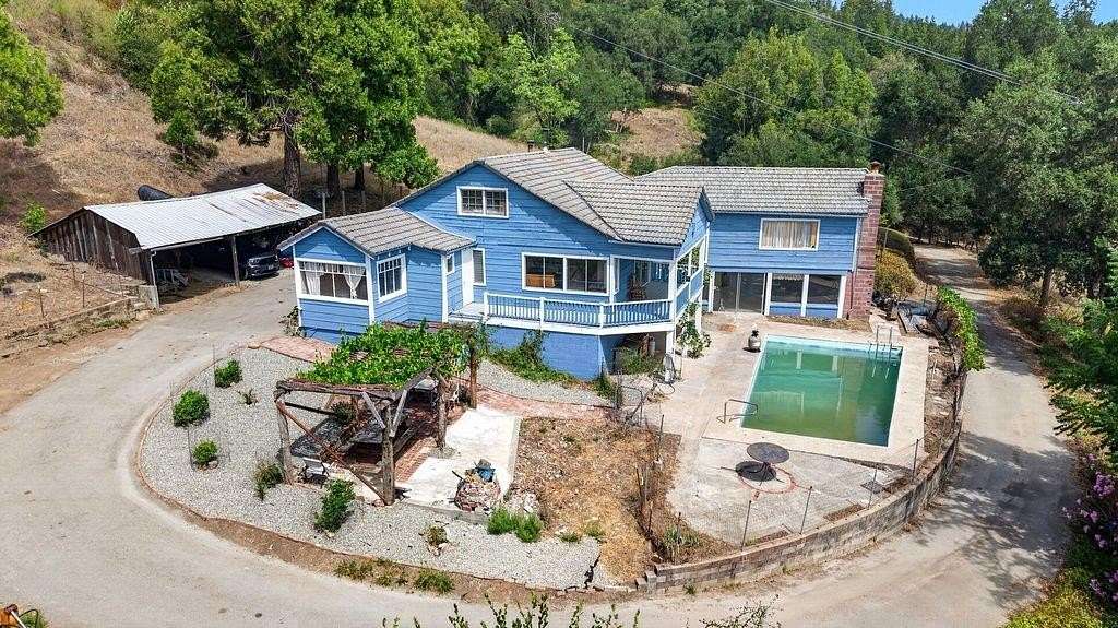 13.7 Acres of Land with Home for Sale in Scotts Valley, California