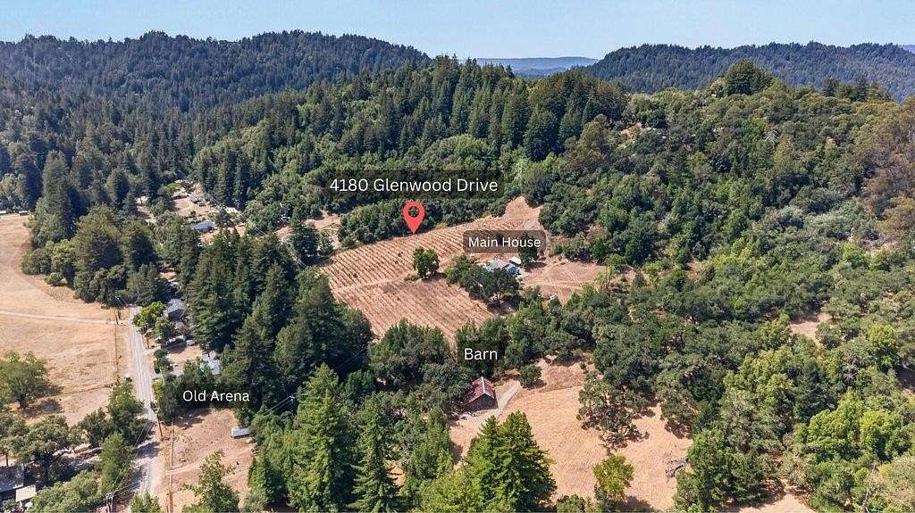 13.7 Acres of Land with Home for Sale in Scotts Valley, California