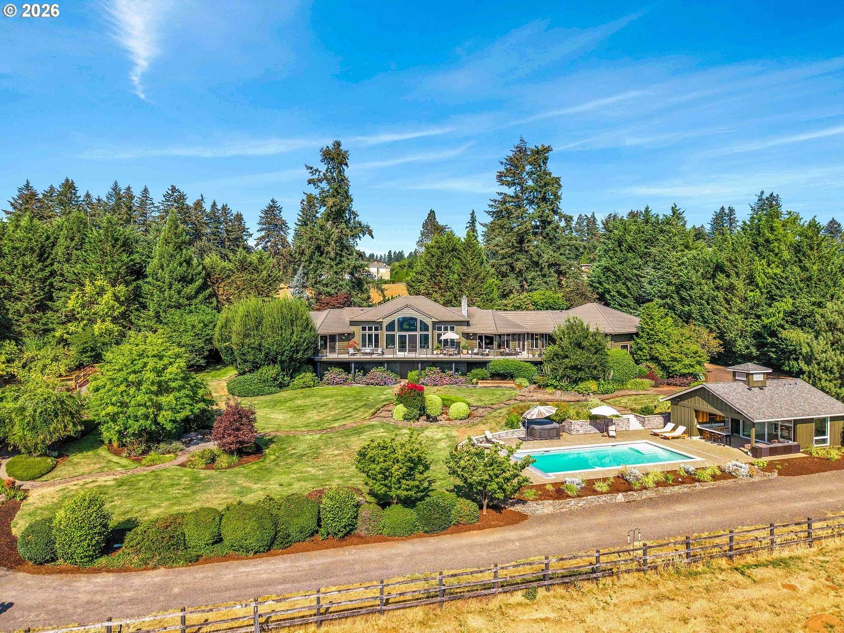 4.87 Acres of Land with Home for Sale in Sherwood, Oregon