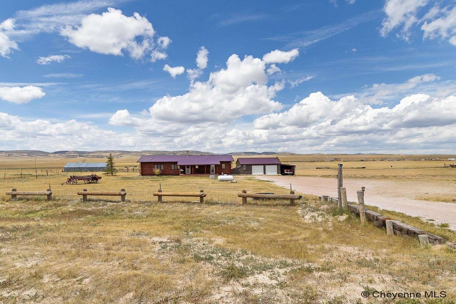 16.9 Acres of Land with Home for Sale in Cheyenne, Wyoming