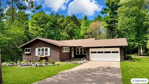 30 Acres of Recreational Land with Home for Sale in Tomahawk, Wisconsin