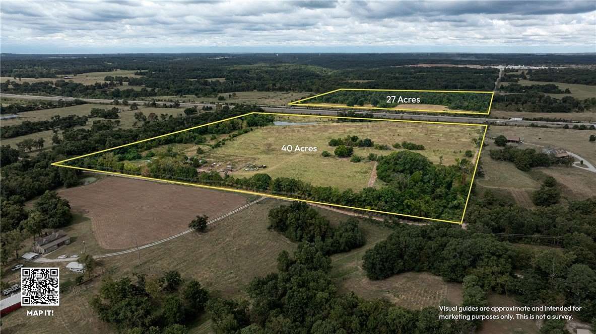 40.3 Acres of Improved Commercial Land for Sale in Gravette, Arkansas