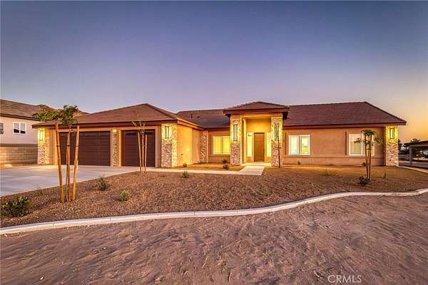 1.6 Acres of Land with Home for Sale in Apple Valley, California
