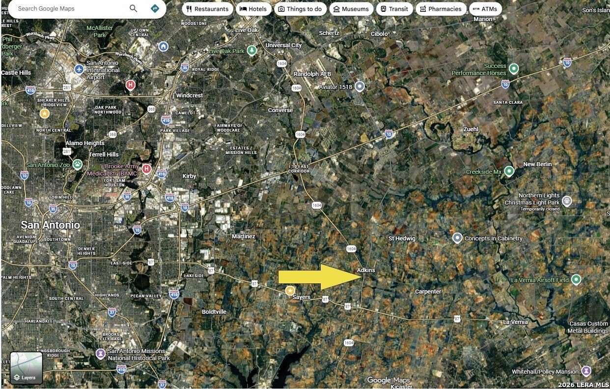 15.2 Acres of Land for Sale in Adkins, Texas