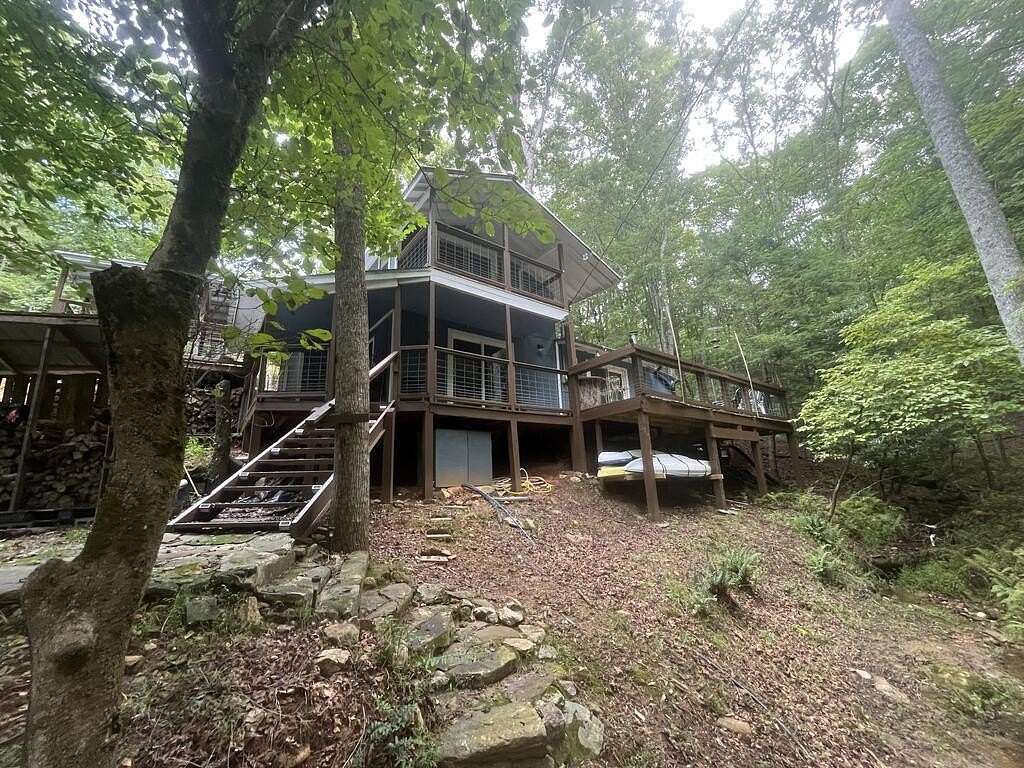 1.5 Acres of Land with Home for Sale in Morganton, Georgia