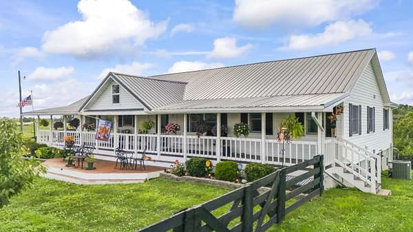 10.8 Acres of Land with Home for Sale in Willisburg, Kentucky