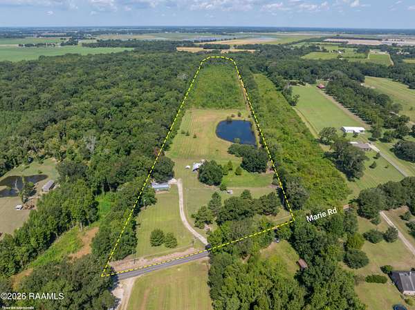 26.3 Acres of Land with Home for Sale in Church Point, Louisiana