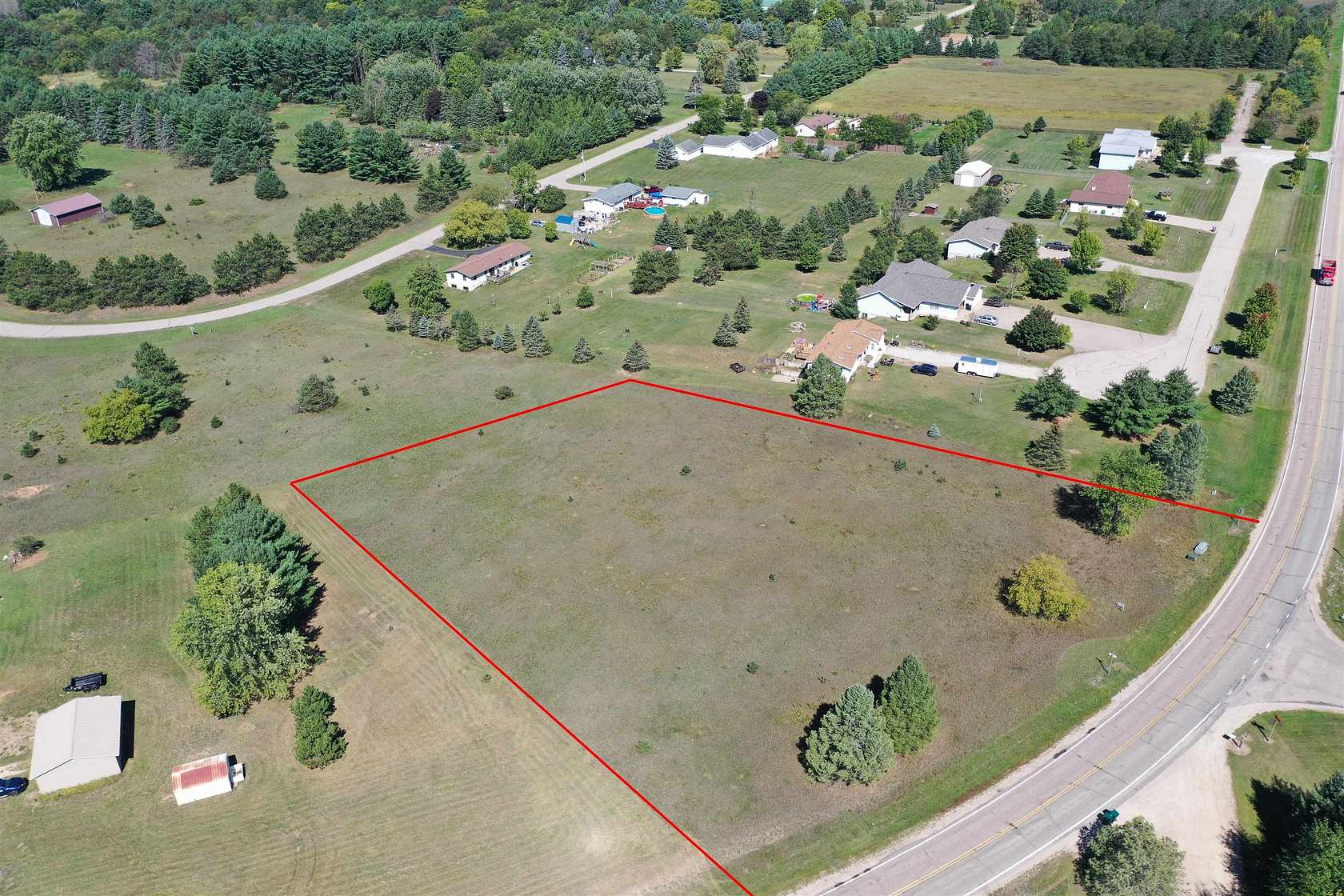 1.9 Acres of Residential Land for Sale in Waupaca, Wisconsin