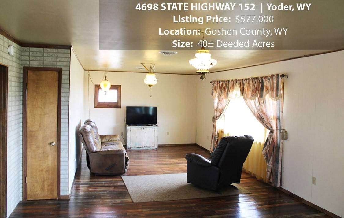 40 Acres of Agricultural Land with Home for Sale in Yoder, Wyoming