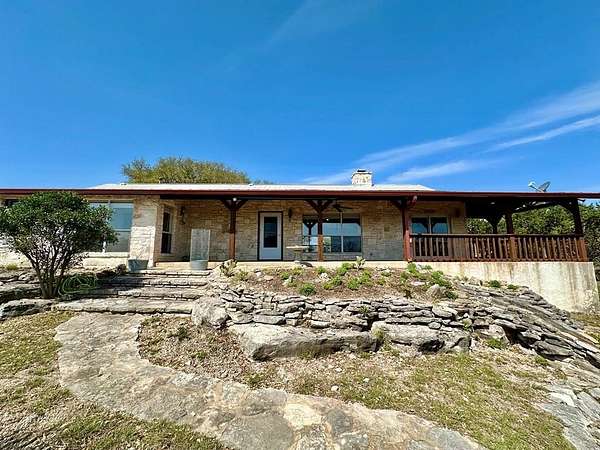 4.69 Acres of Land with Home for Lease in Hunt, Texas