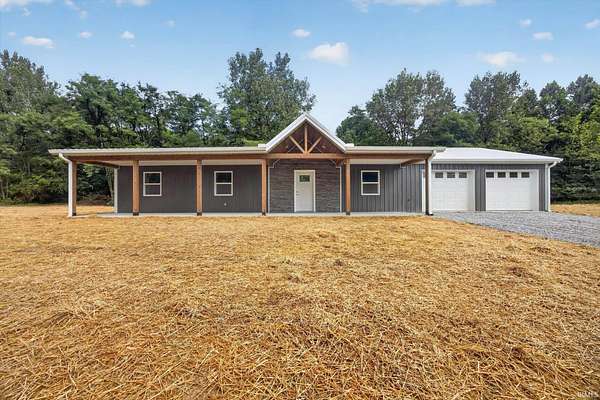 8 Acres of Land with Home for Sale in Linton, Indiana