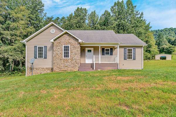 6.77 Acres of Land with Home for Sale in Callaway, Virginia