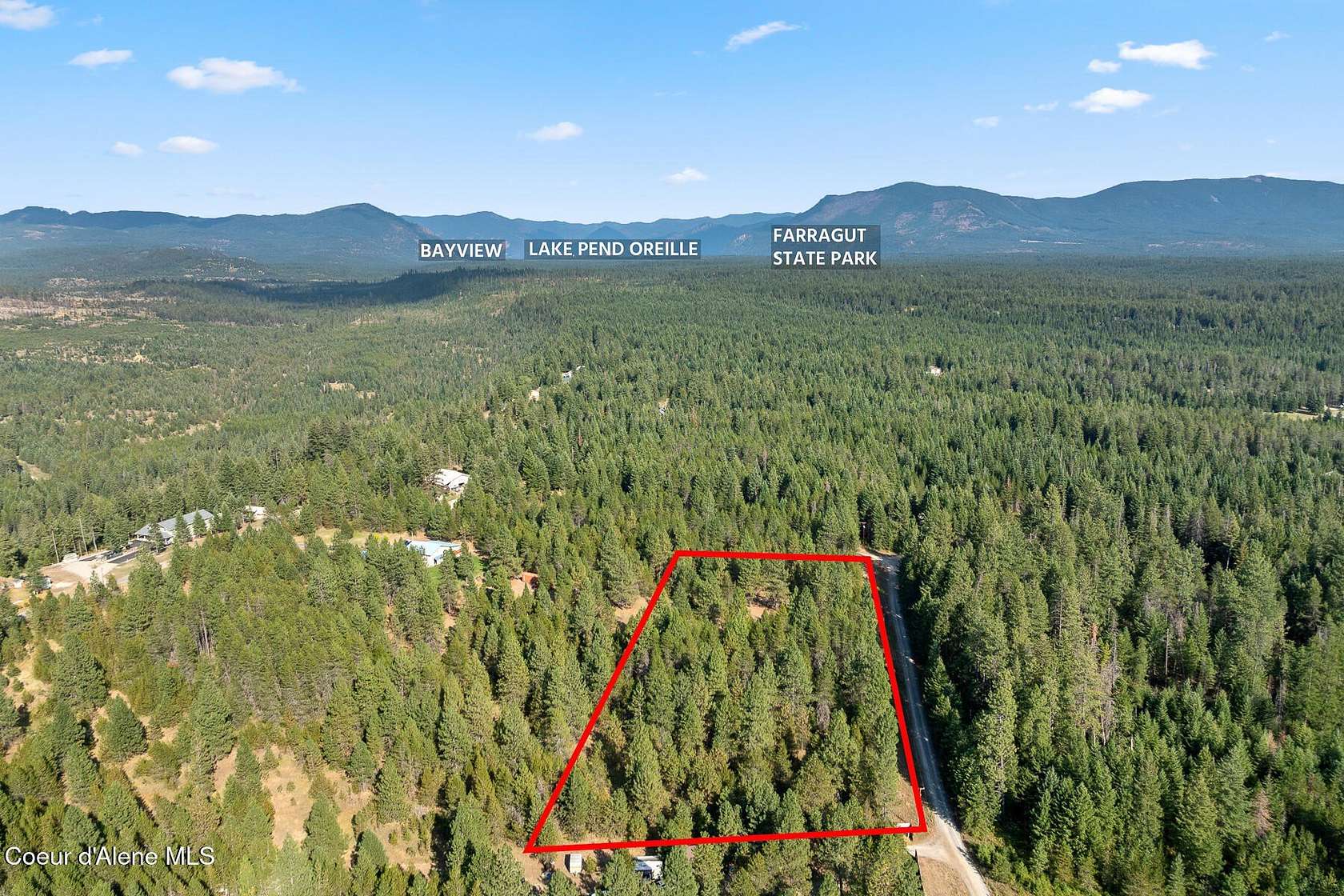 3.43 Acres of Residential Land for Sale in Athol, Idaho