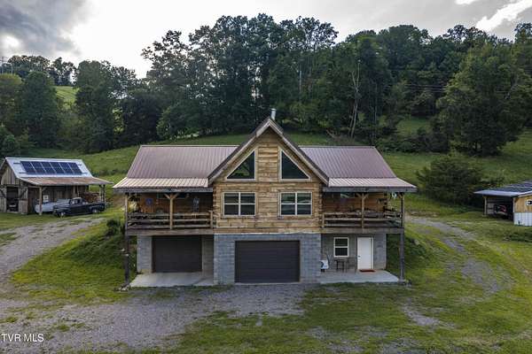 5.49 Acres of Land with Home for Sale in Mountain City, Tennessee