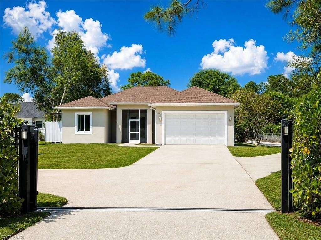 1.64 Acres of Land with Home for Sale in Naples, Florida
