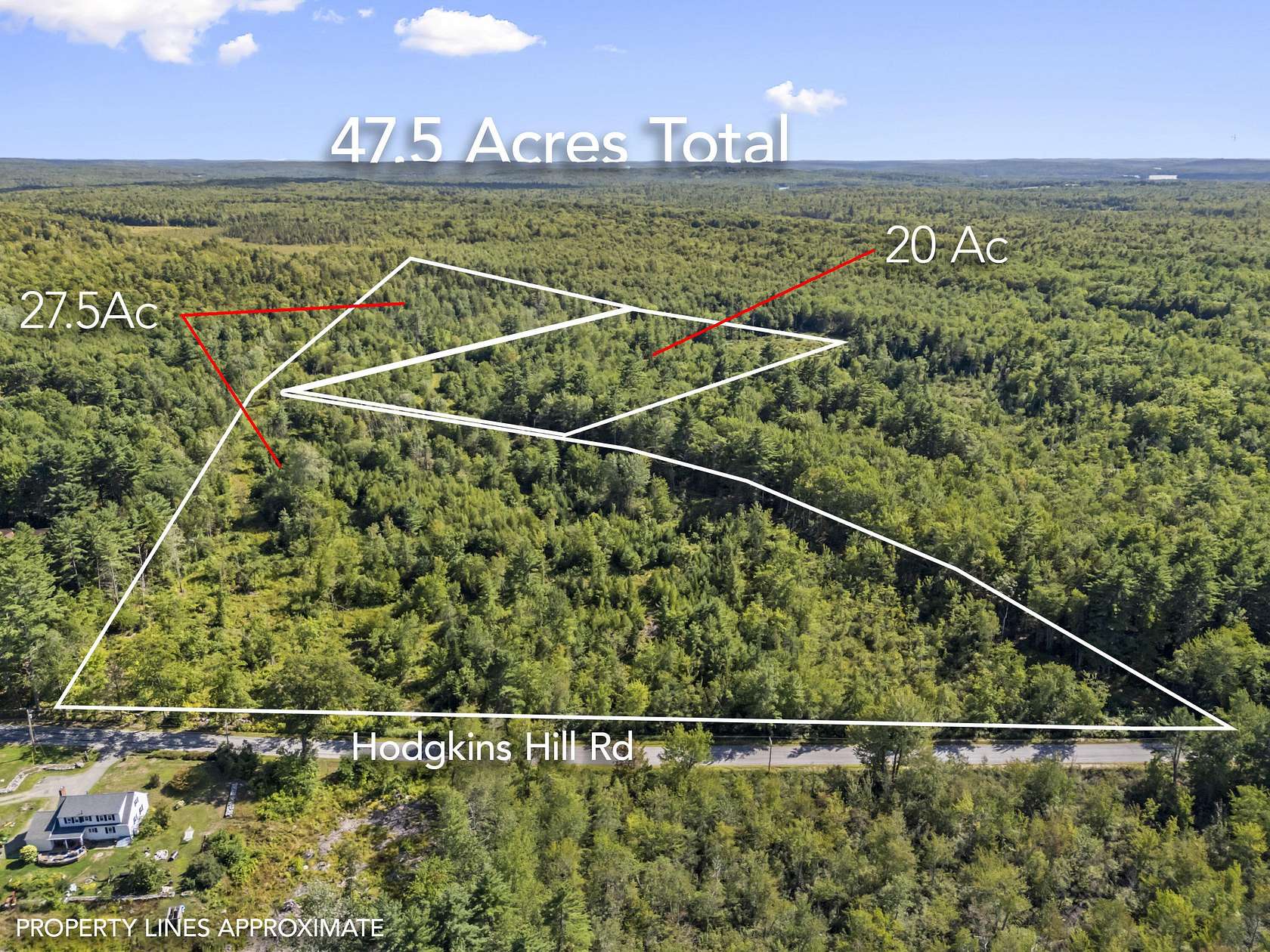 47.5 Acres of Recreational Land for Sale in Jefferson, Maine