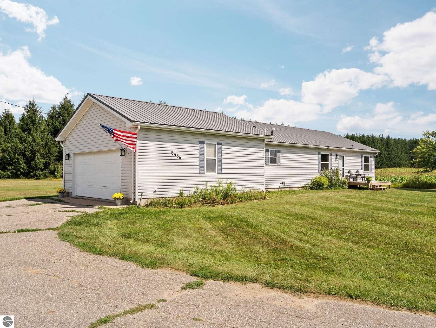 6.33 Acres of Land with Home for Sale in Buckley, Michigan