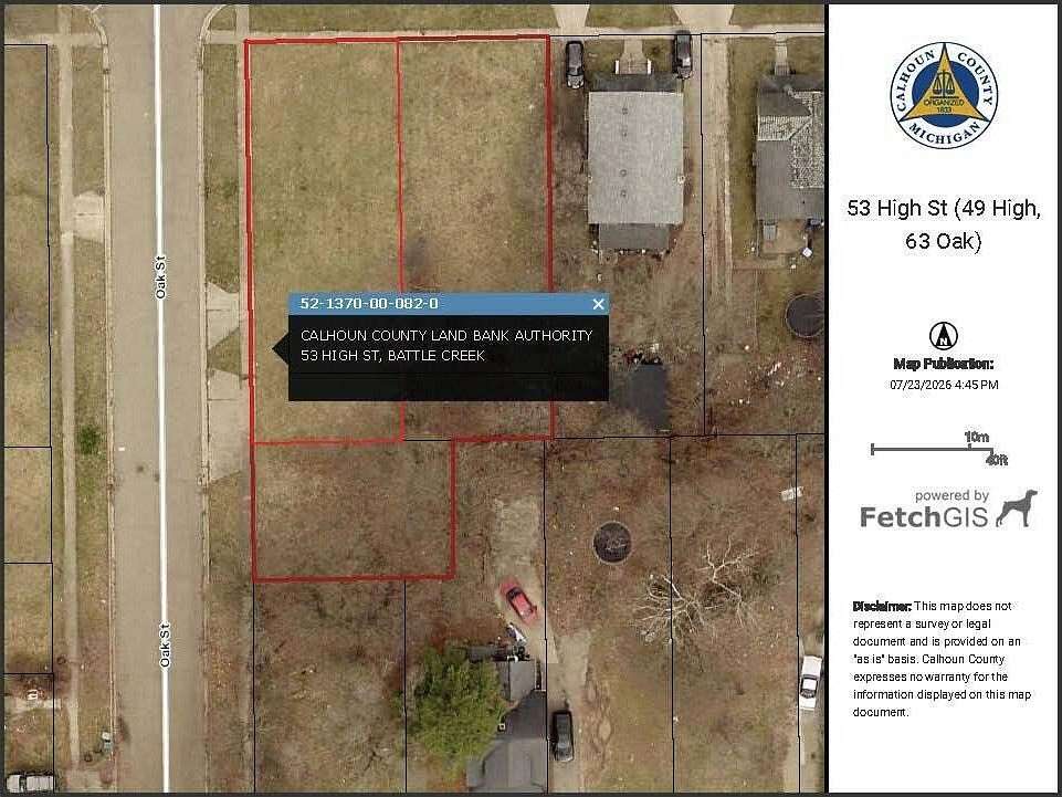 0.37 Acres of Residential Land for Sale in Battle Creek, Michigan