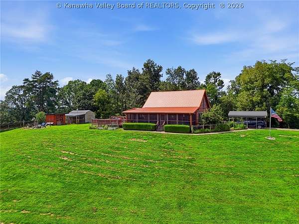 26 Acres of Recreational Land with Home for Sale in Kenna, West Virginia