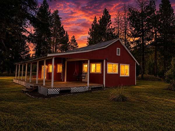 7.5 Acres of Land with Home for Sale in Loon Lake, Washington