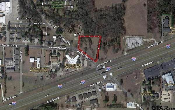2.65 Acres of Commercial Land for Sale in Mount Pleasant, Texas