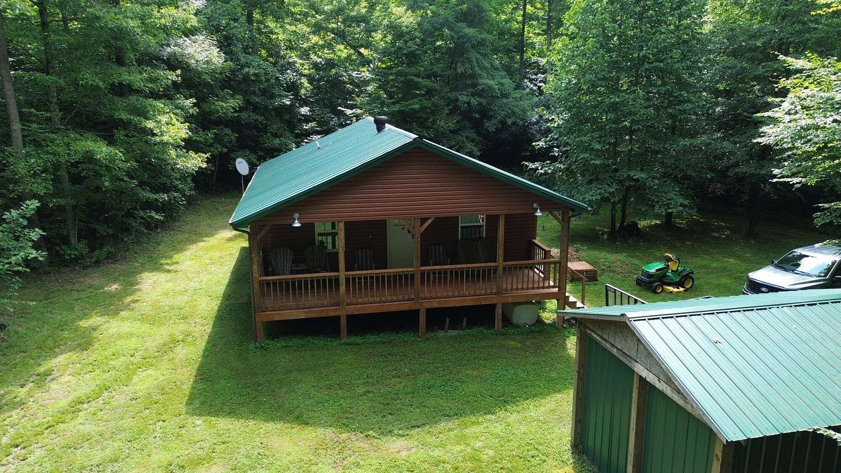 4.18 Acres of Land with Home for Sale in Hillsboro, West Virginia