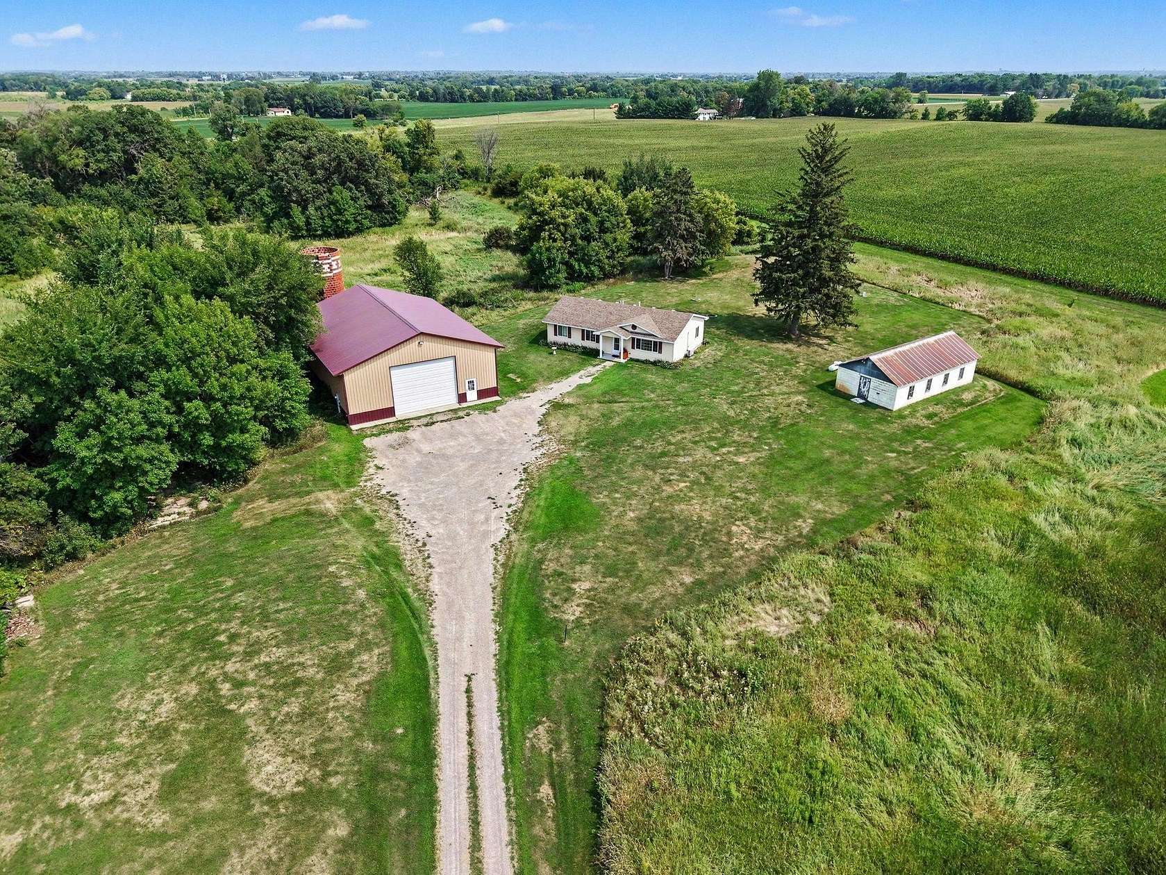 25.6 Acres of Land with Home for Sale in Buffalo, Minnesota