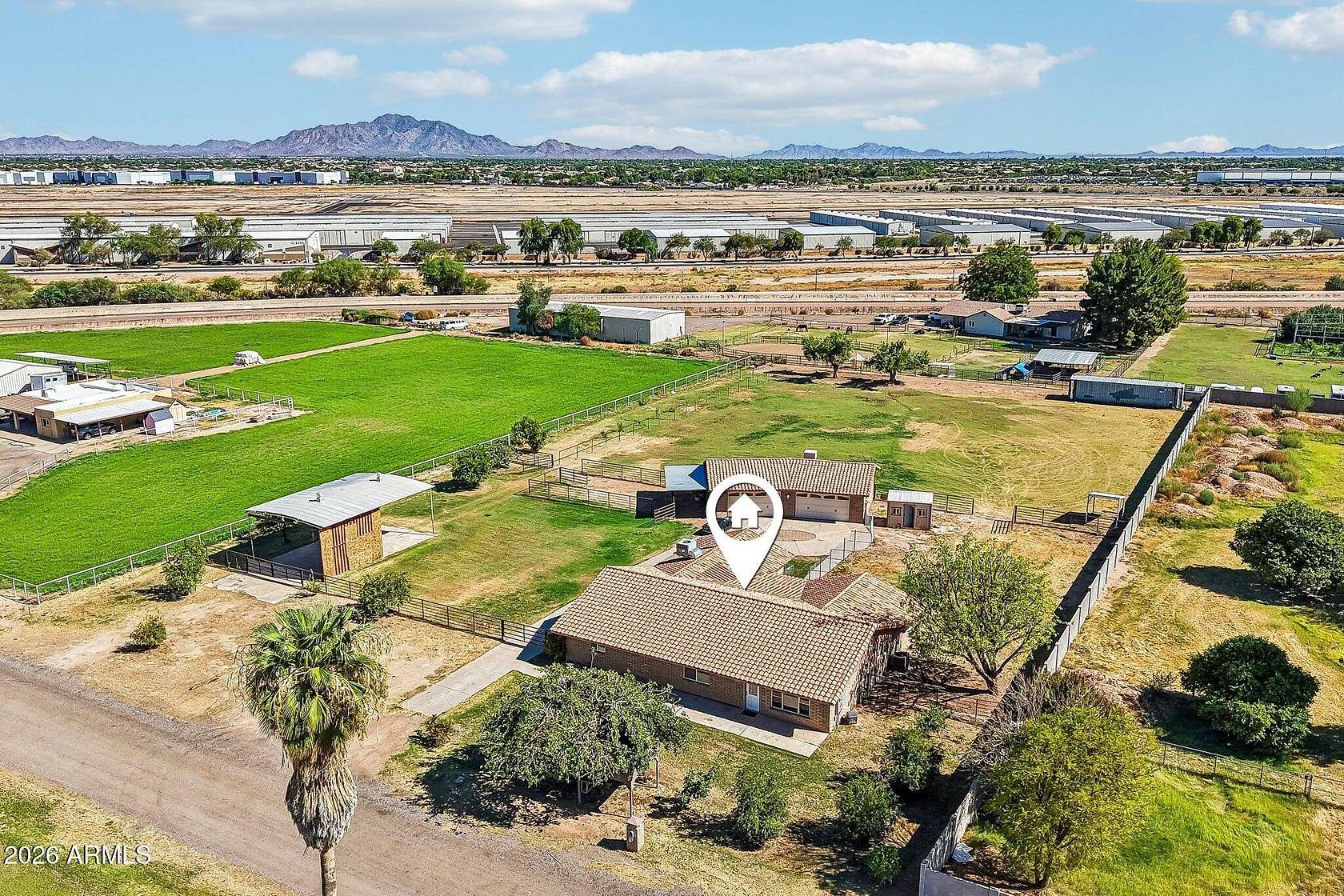 1.88 Acres of Land with Home for Sale in Chandler, Arizona