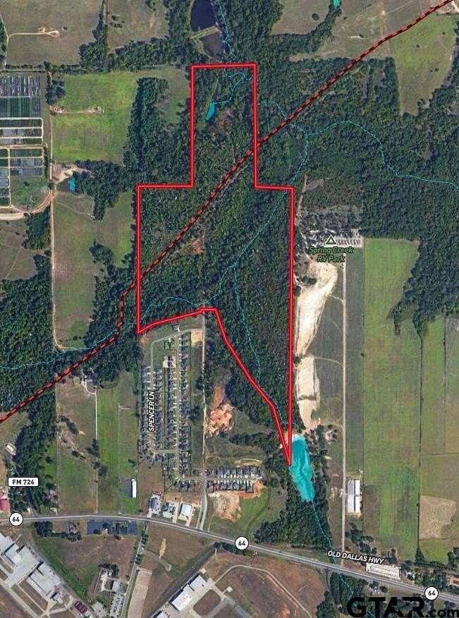 99 Acres of Land for Sale in Tyler, Texas