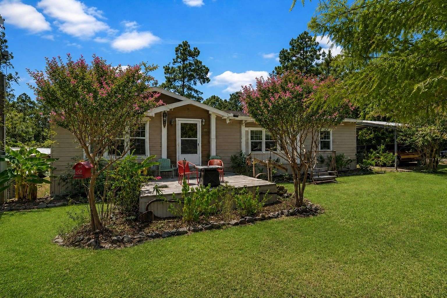 8 Acres of Land with Home for Sale in Gary, Texas