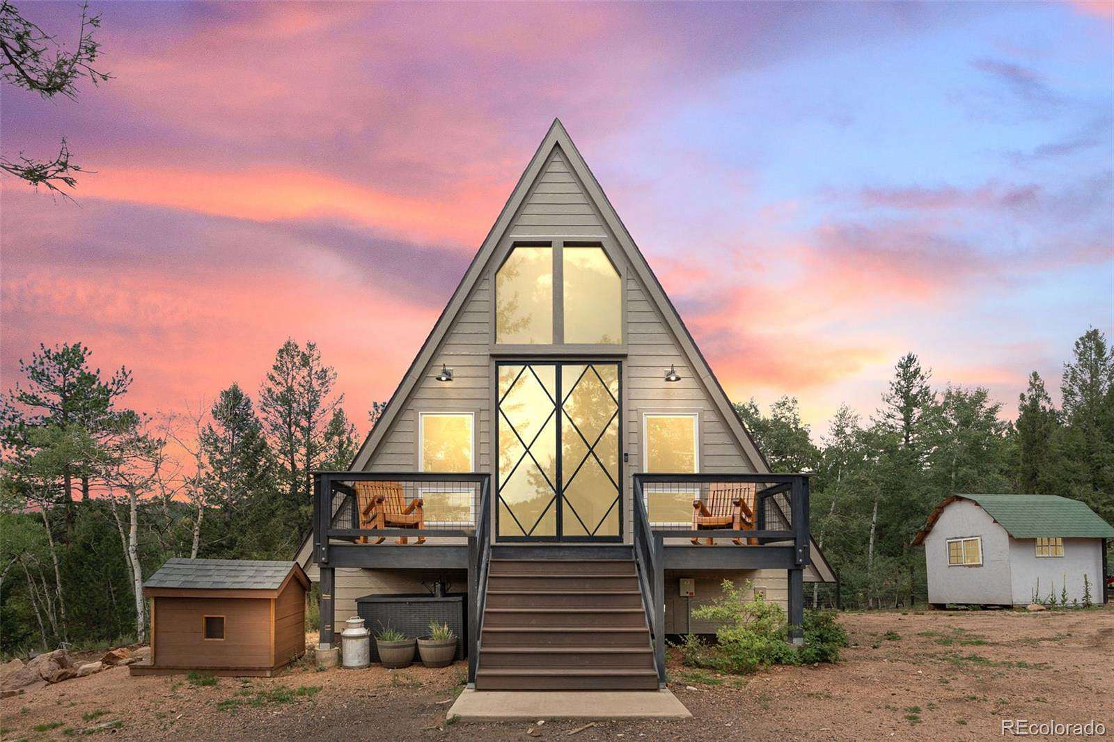 5.4 Acres of Land with Home for Sale in Pine Grove, Colorado