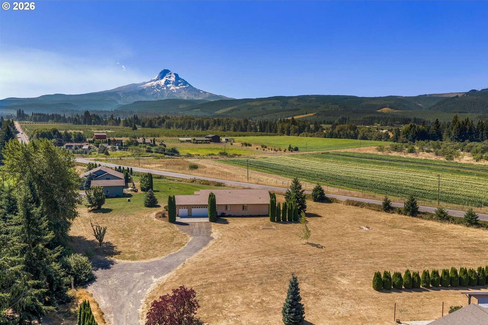 1.5 Acres of Land with Home for Sale in Parkdale, Oregon