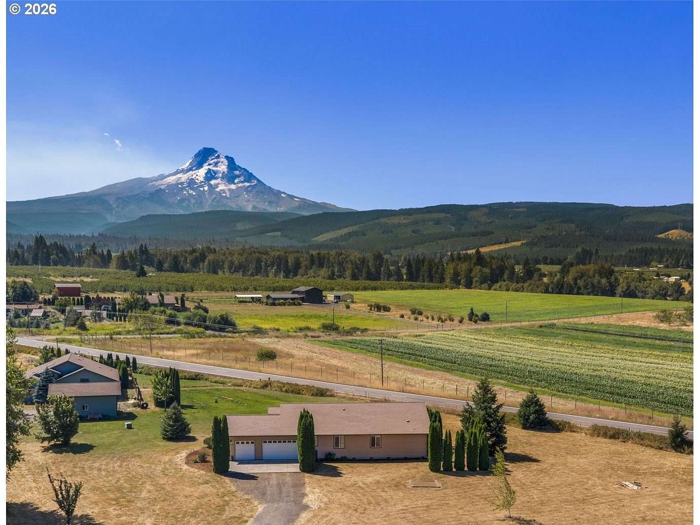 1.5 Acres of Land with Home for Sale in Parkdale, Oregon