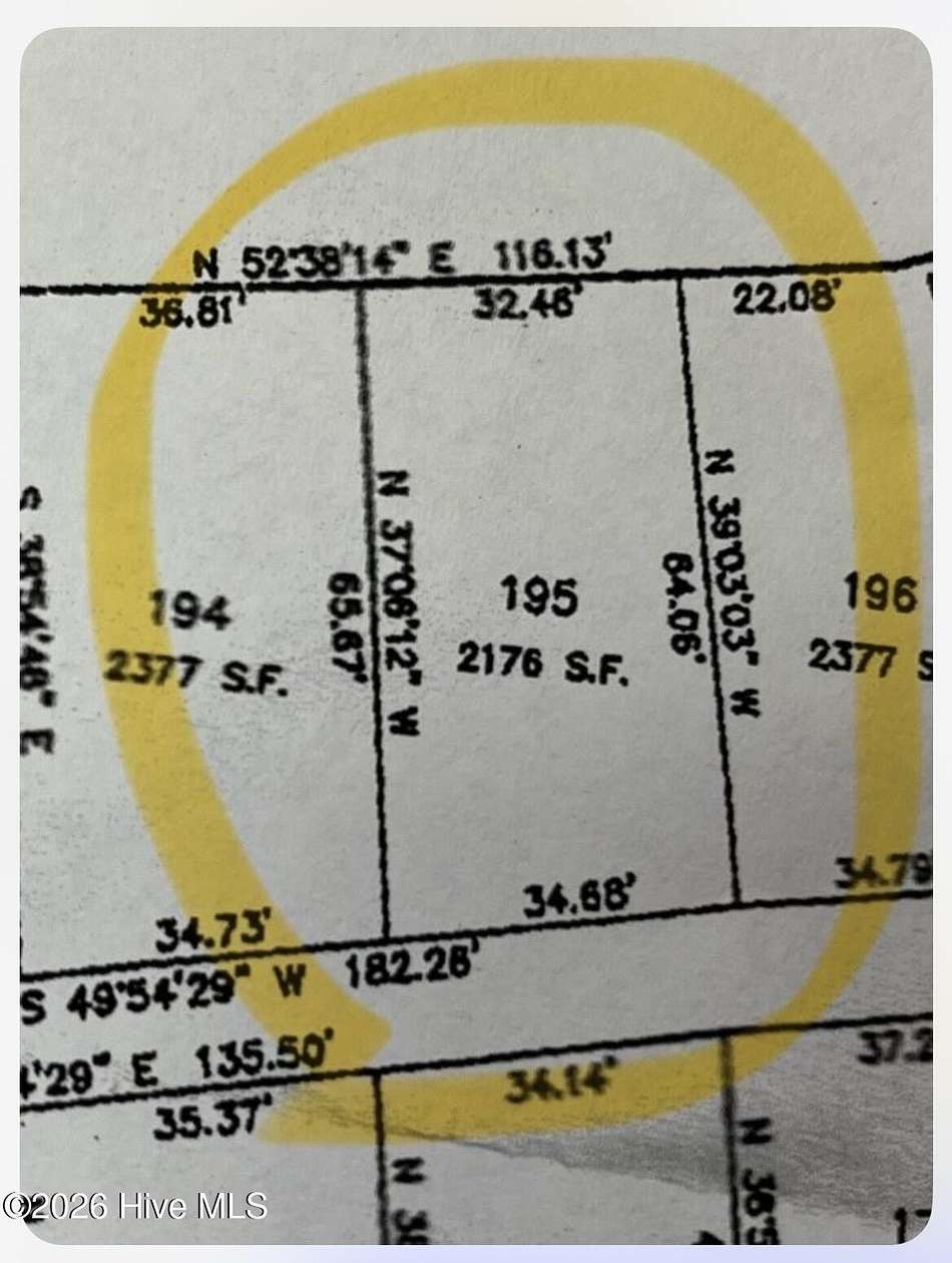 0.05 Acres of Commercial Land for Sale in North Topsail Beach, North Carolina