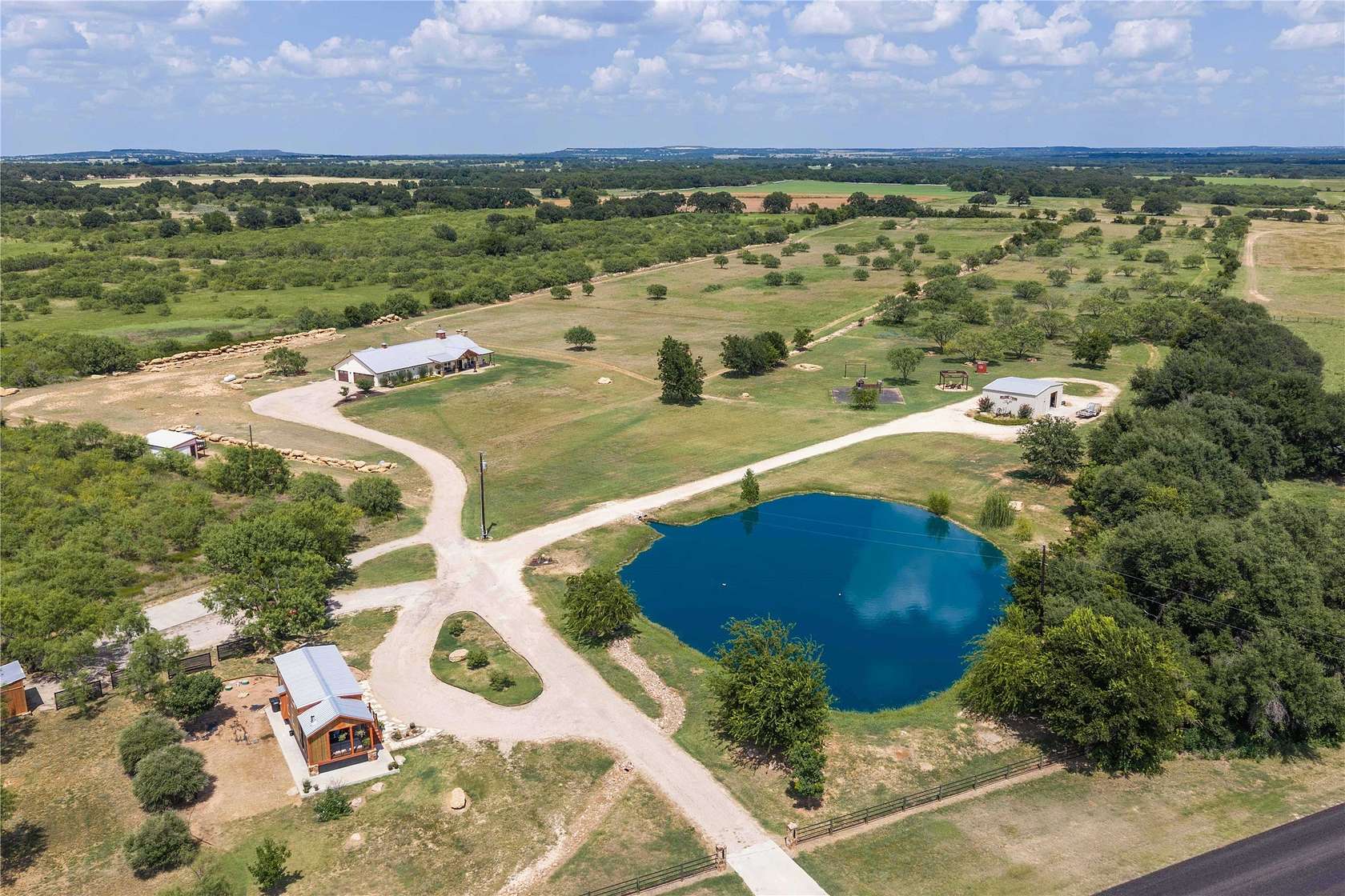 27.2 Acres of Land with Home for Sale in May, Texas