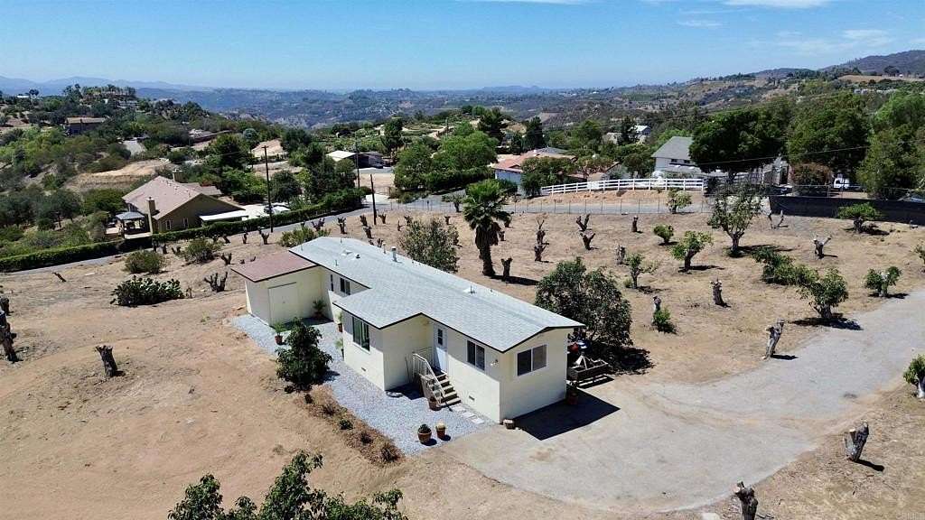 2.75 Acres of Land with Home for Sale in Fallbrook, California